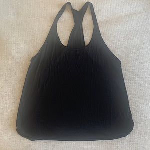 Lululemon black tank top size 12